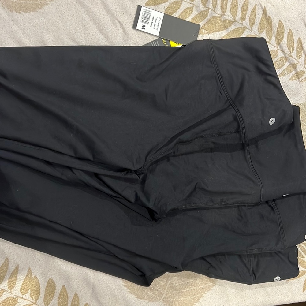 Velocity Black High-Rise Performance Leggings